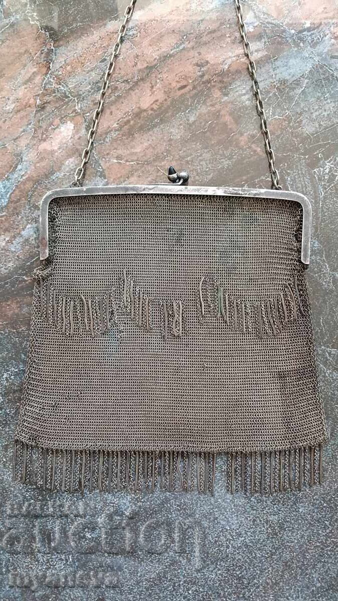 Vintage, дамска чанта , стил Art Deco от 1920-те г. И - 5