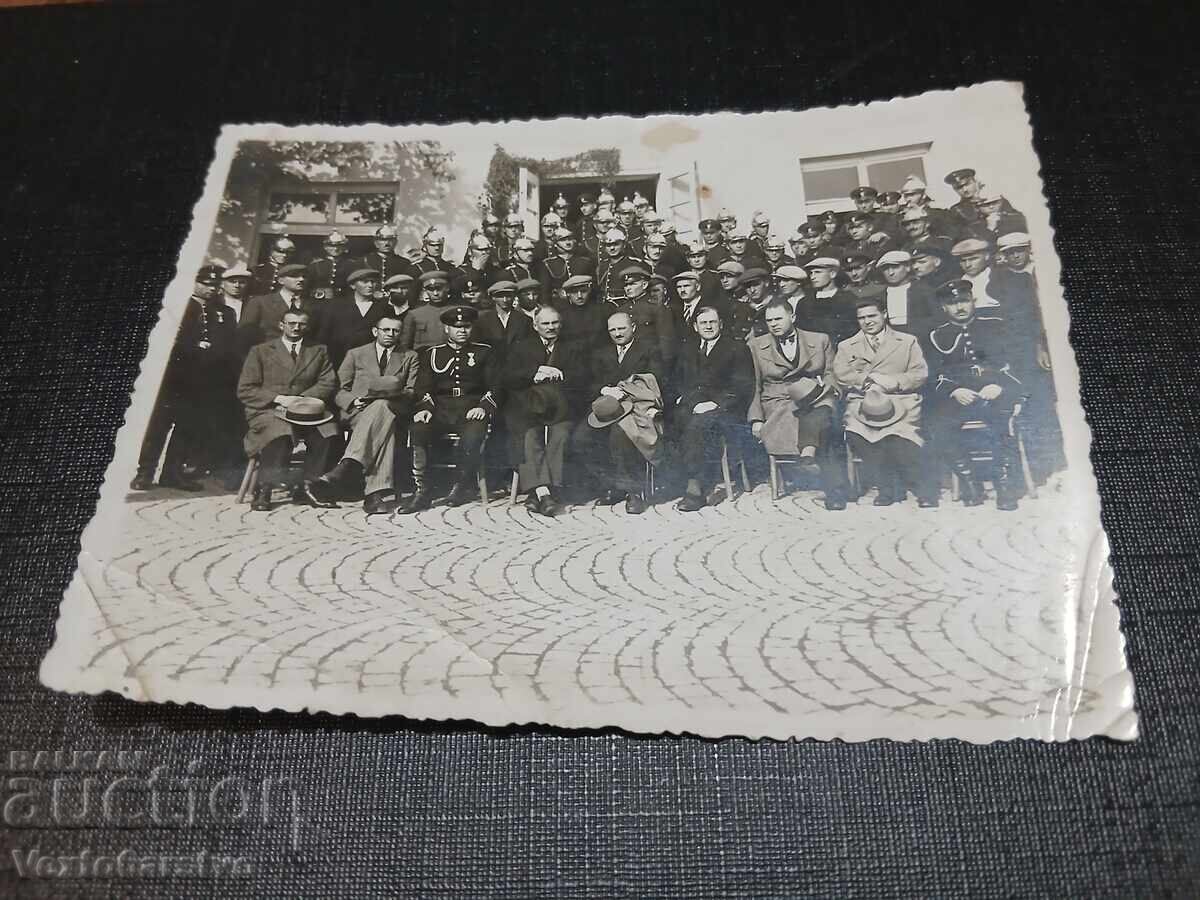 Фотография-Стара снимка-ПОЖАРНА-ПОЖАРНИКАРИ