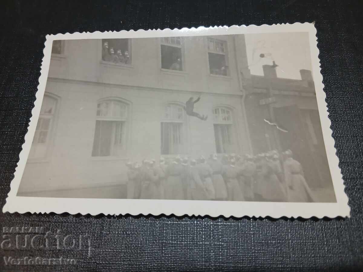 Фотография-Стара снимка-ПОЖАРНА-ПОЖАРНИКАРИ
