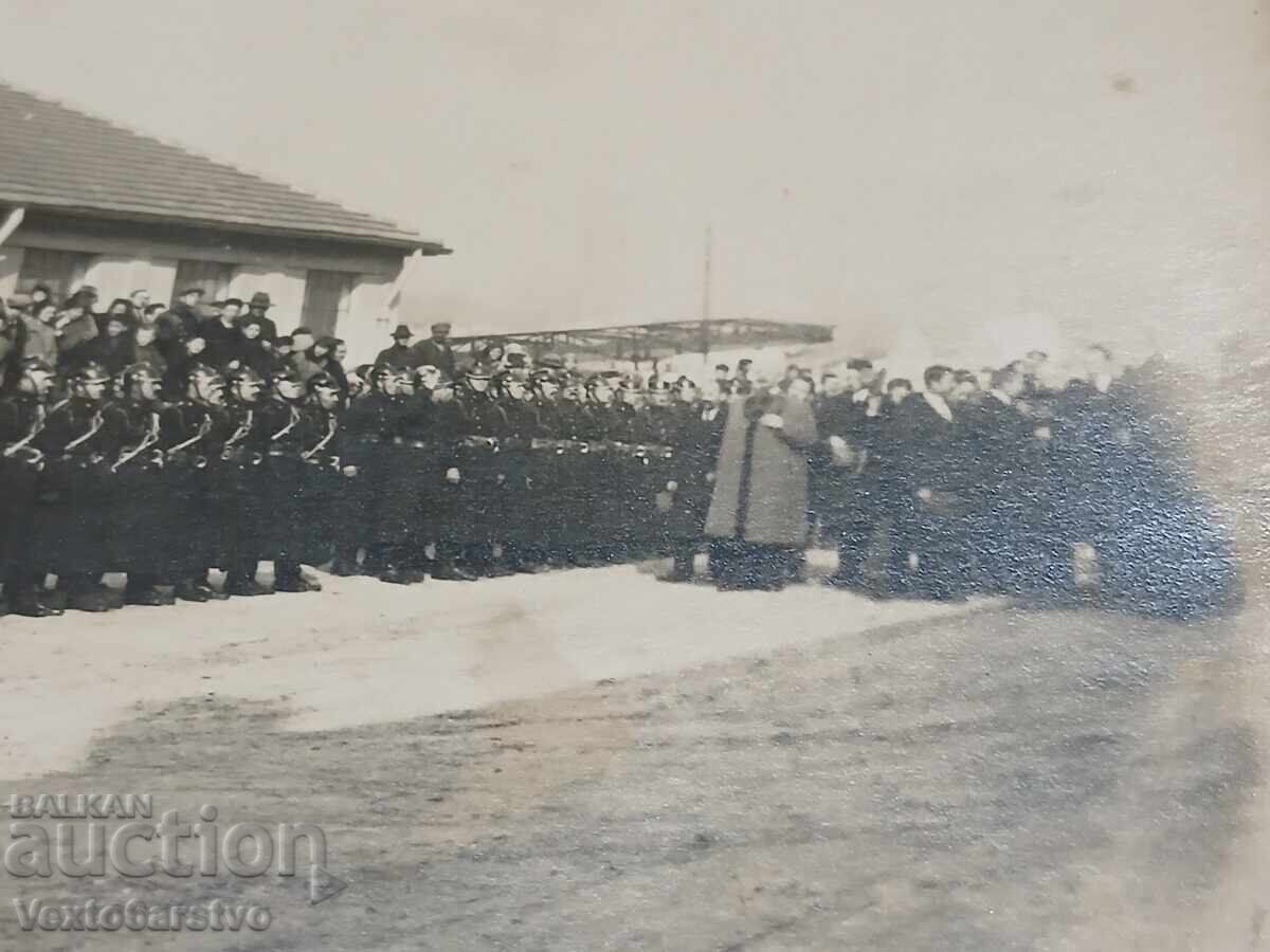 Аукцион Фотография-Стара снимка-ПОЖАРНА-ПОЖАРНИКАРИ