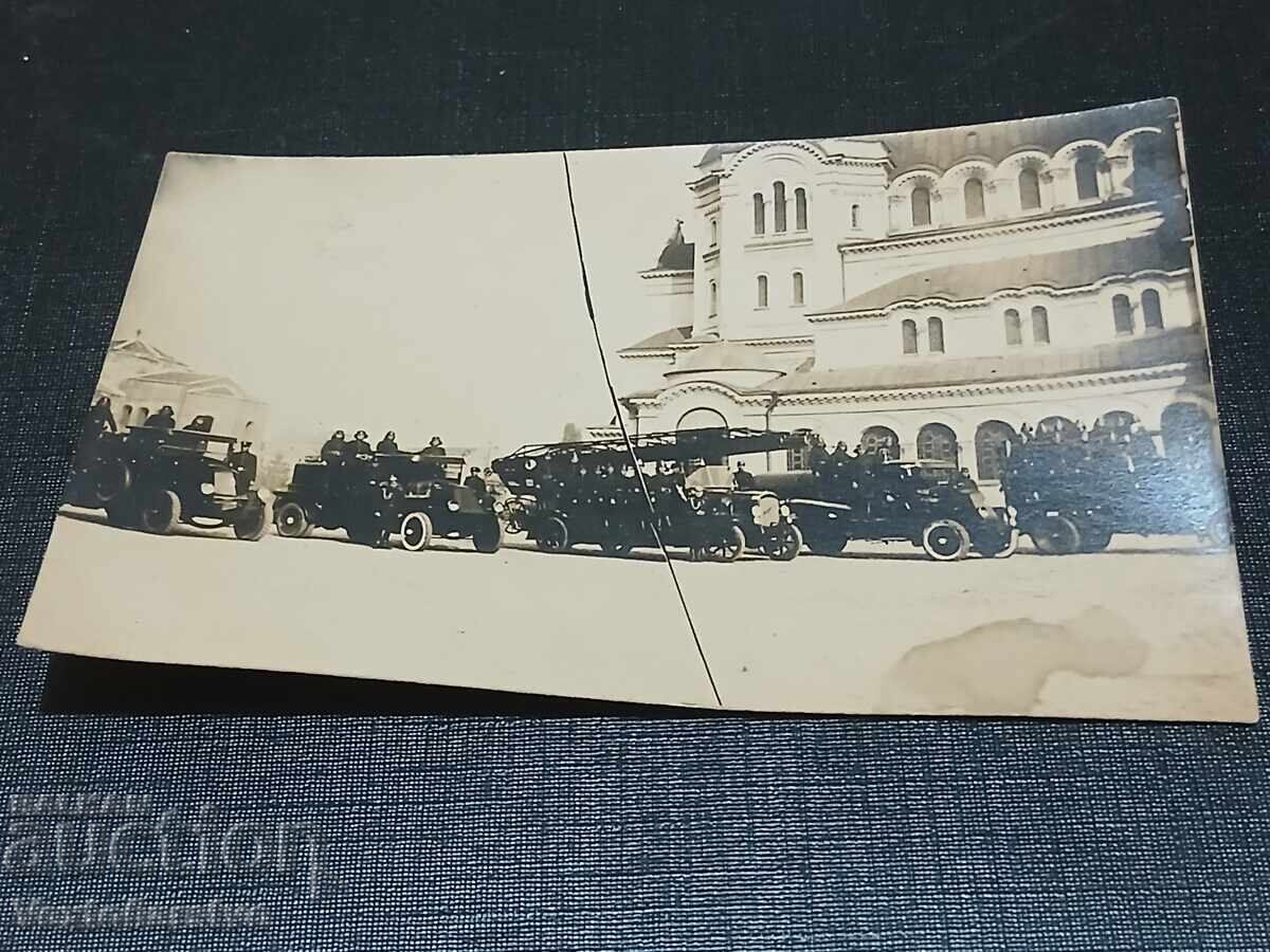 Фотография-Стара снимка-ПОЖАРНА-ПОЖАРНИКАРИ