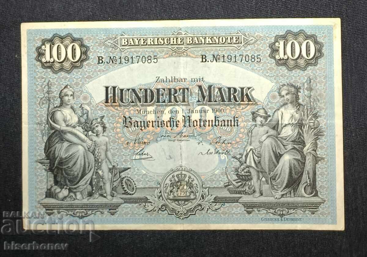 Германия , 100 марки 1900 г , VF Германия , 100 марки 1900 г , VF