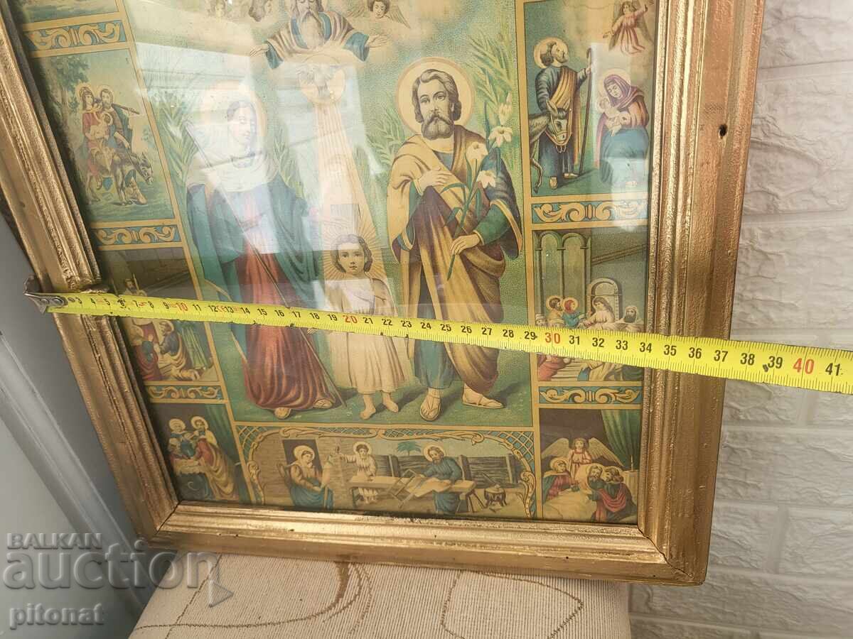 Icoană veche litografie Regatul Bulgariei - 5