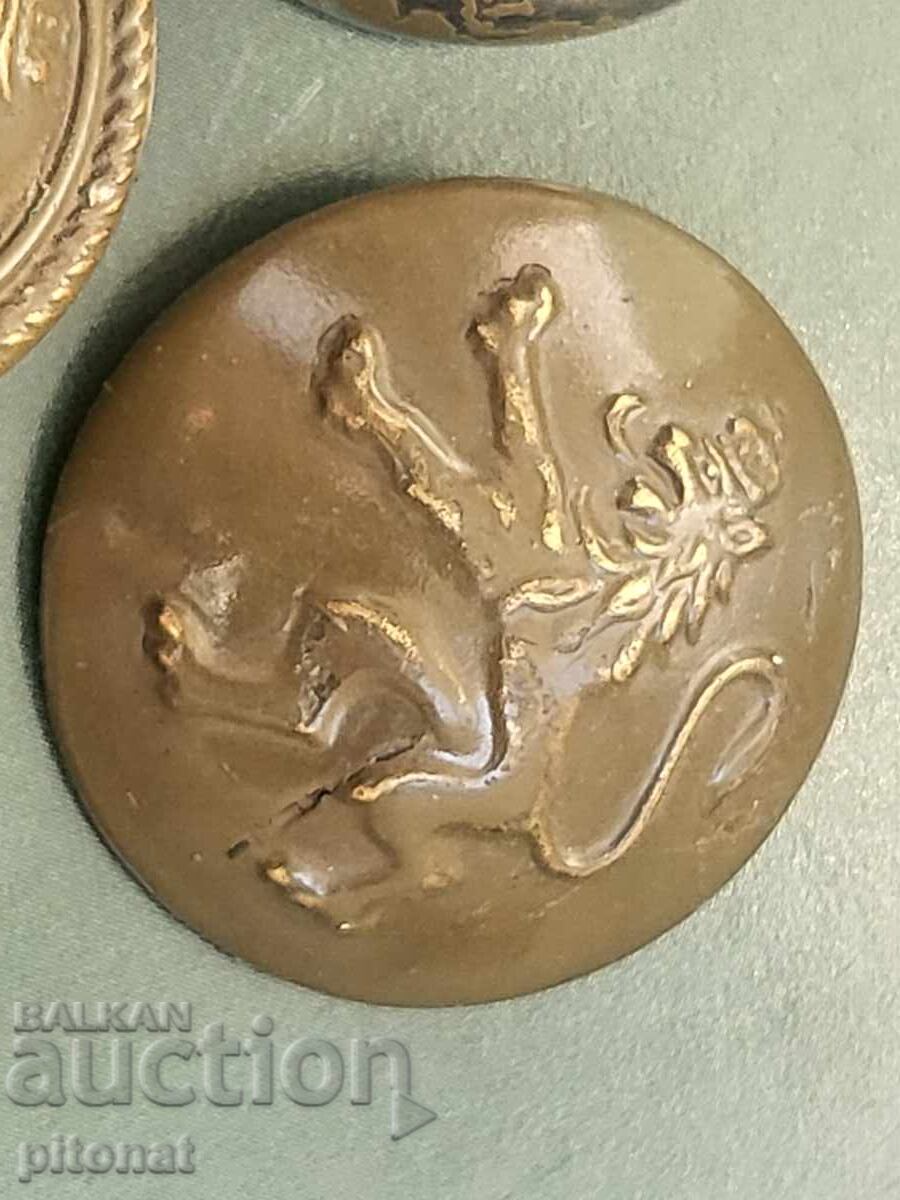 Auction Lot of military buttons Kingdom of Bulgaria Auction Lot of military buttons Kingdom of Bulgaria