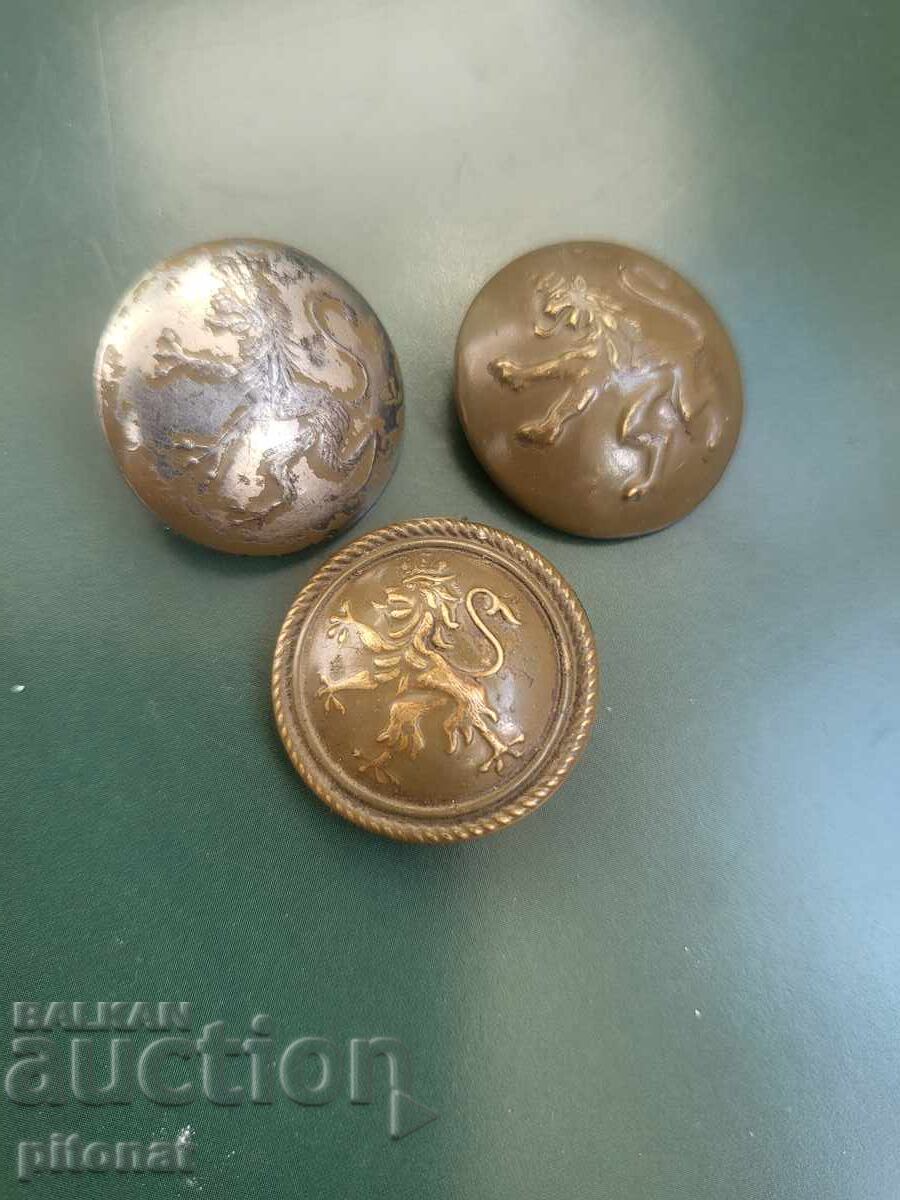 Lot of military buttons Kingdom of Bulgaria Lot of military buttons Kingdom of Bulgaria
