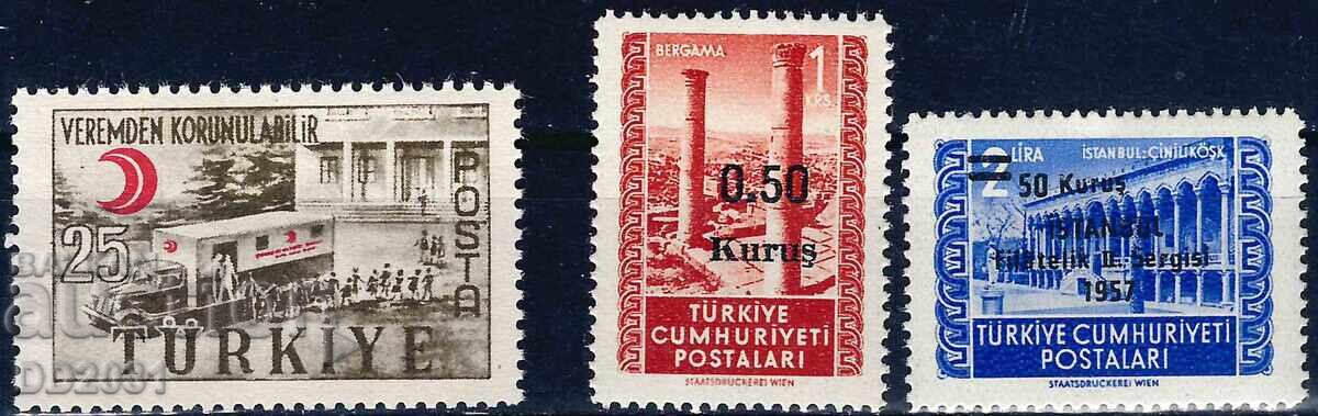 Turkey 1957 - Red Crescent architecture MNH