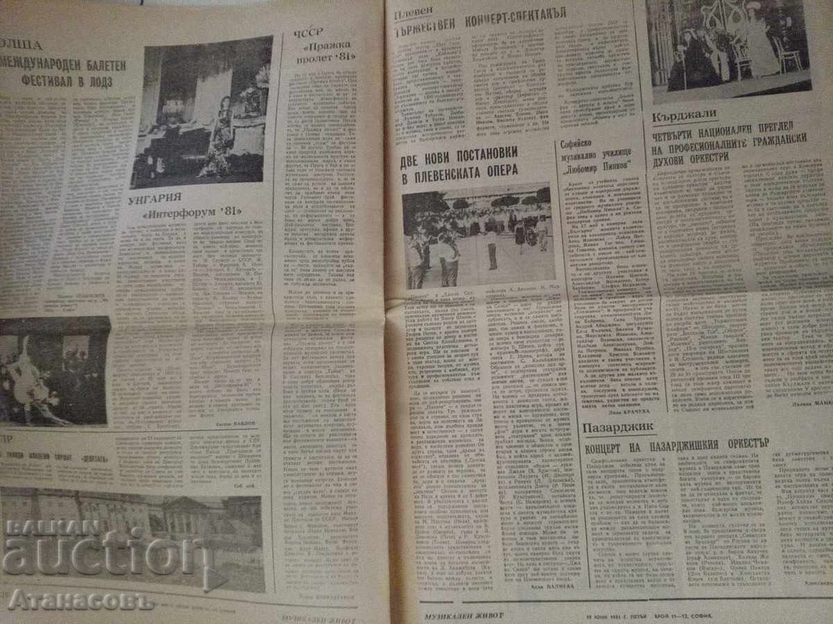 Musical Life Newspaper June 11, 1981 - 6