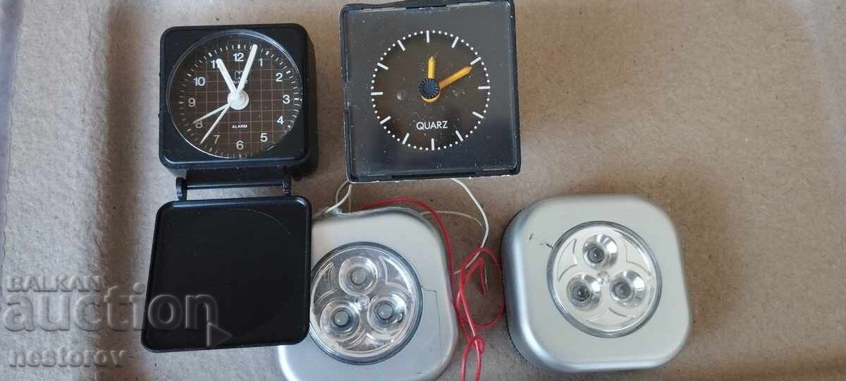 LOT DOUĂ CEASURI + LĂMPI LED