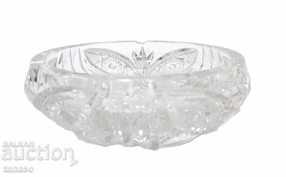 Vintage heavy ashtray – lead crystal – like new - 6 Vintage heavy ashtray – lead crystal – like new - 6