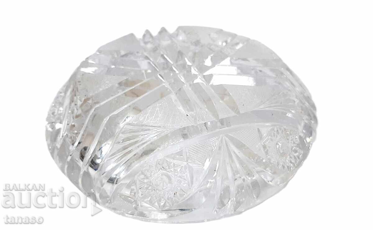 Vintage heavy ashtray – lead crystal – like new - 7 Vintage heavy ashtray – lead crystal – like new - 7