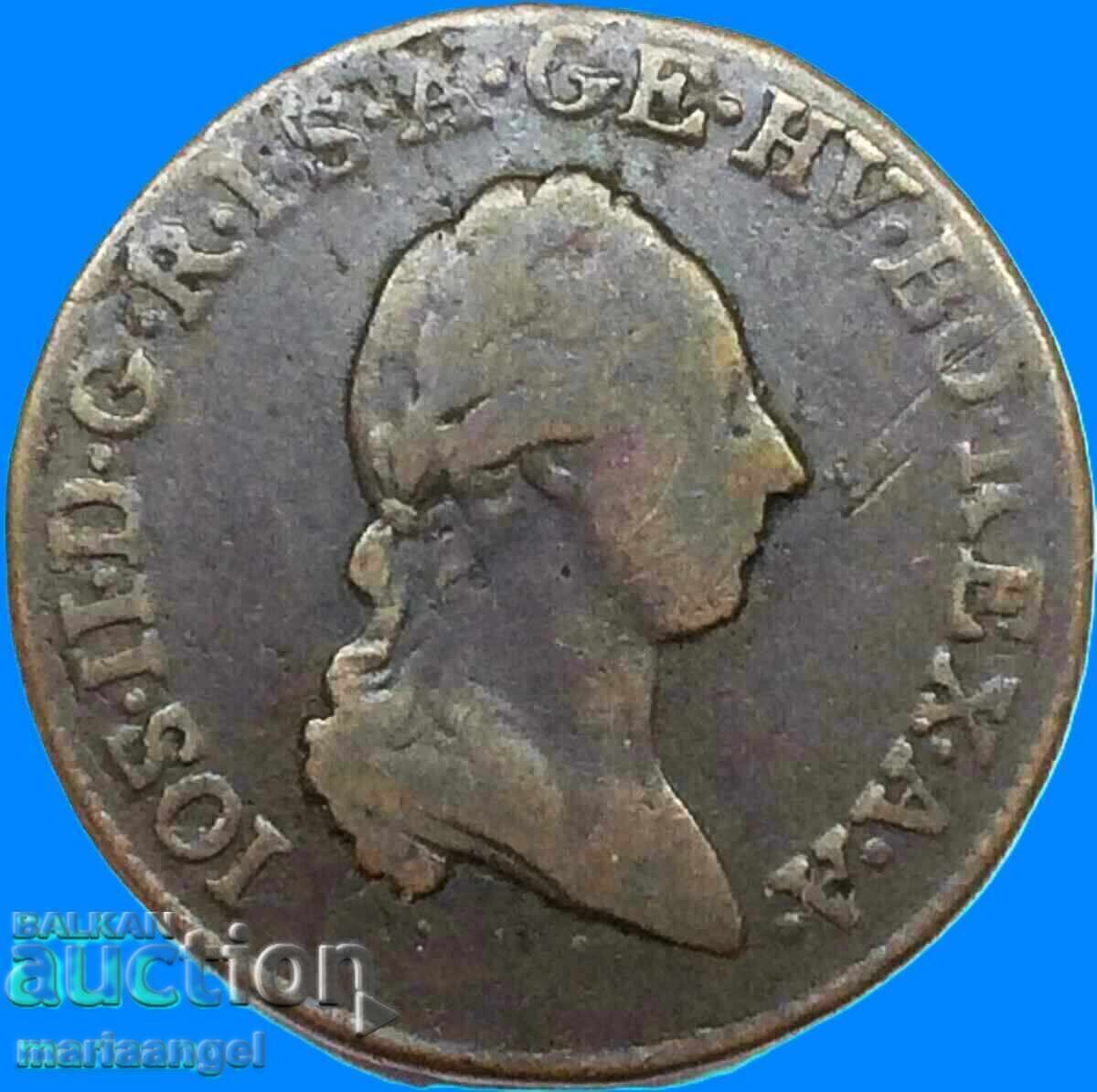 1 кройцер 1790 S - Шмолниц Йозеф II Австрия - 6