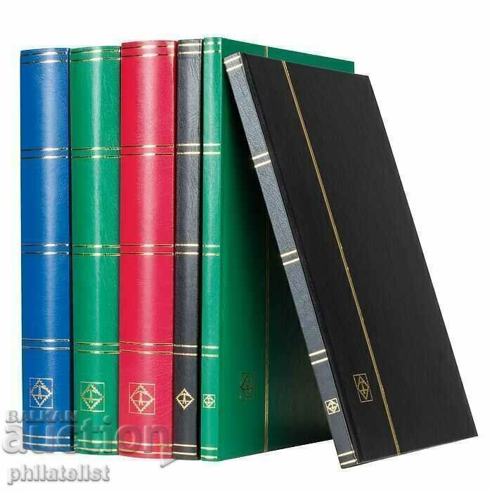 Leuchtturm - άλμπουμ γραμματοσήμων Basic 32 μαύρα φύλλα Α4, /c