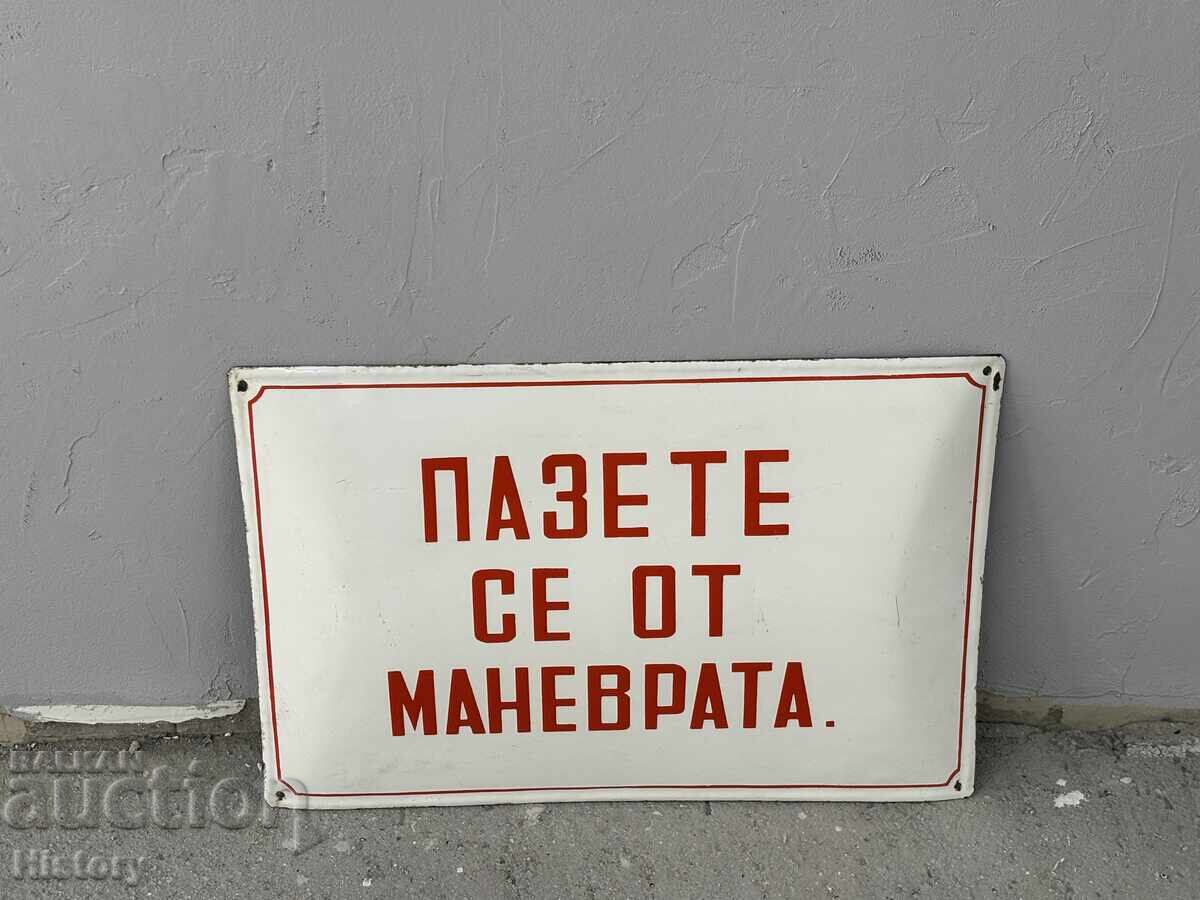 Placa emailata