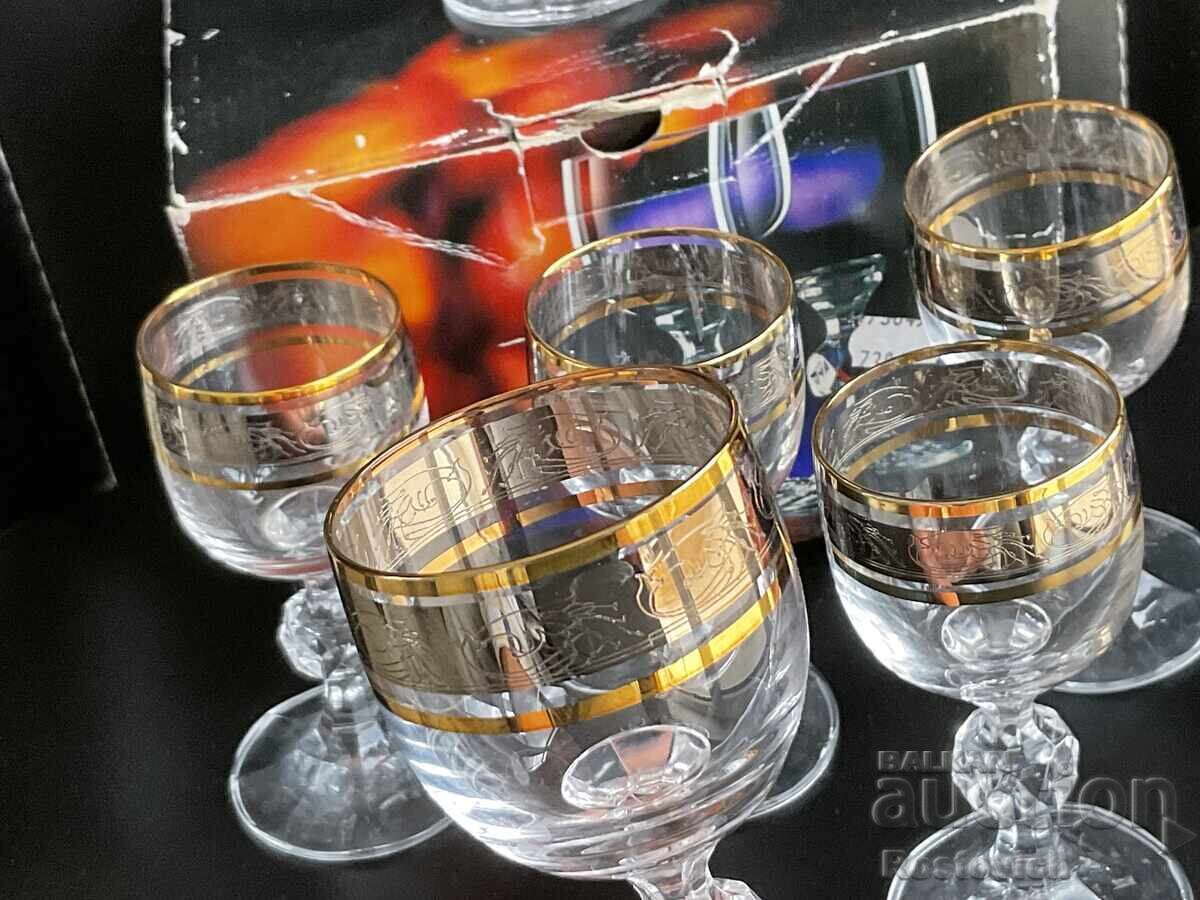 Licitație Pahare pentru lichior „Bohemia”, Claudia, 6 x 50 ml