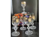 Pahare pentru lichior „Bohemia”, Claudia, 6 x 50 ml