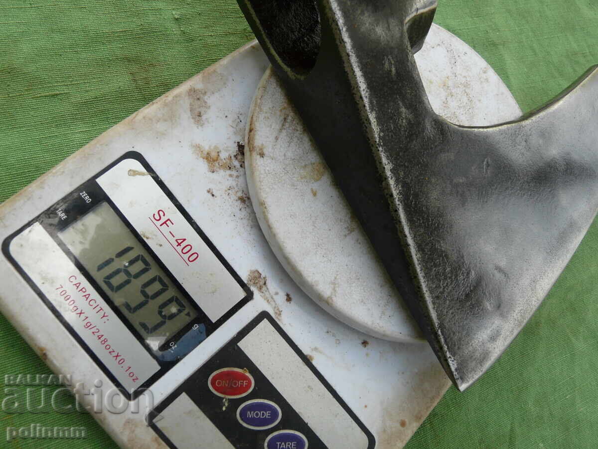 Old Bulgarian solid axe - 625 - 5