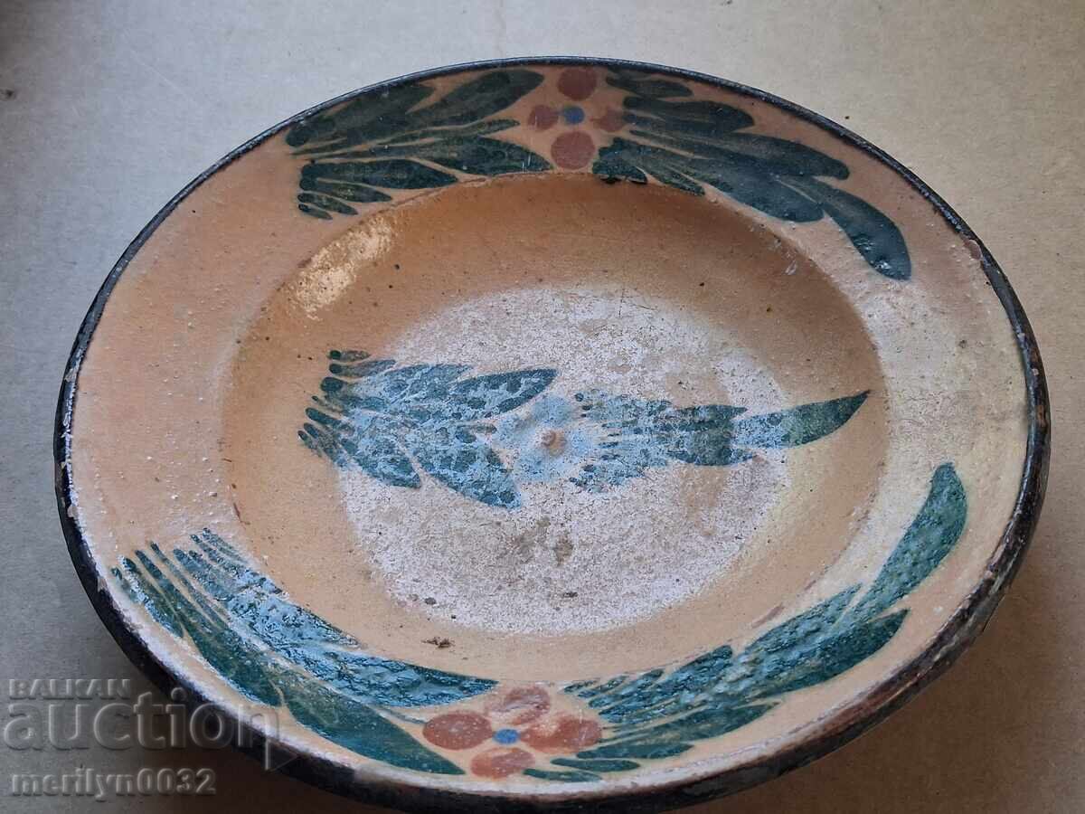 Old clay pot, pottery, plate with price € 19.89 | 38.90 BGN