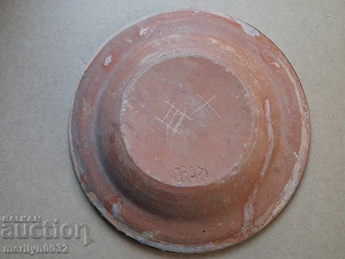 Old clay pot, pottery, plate - 5