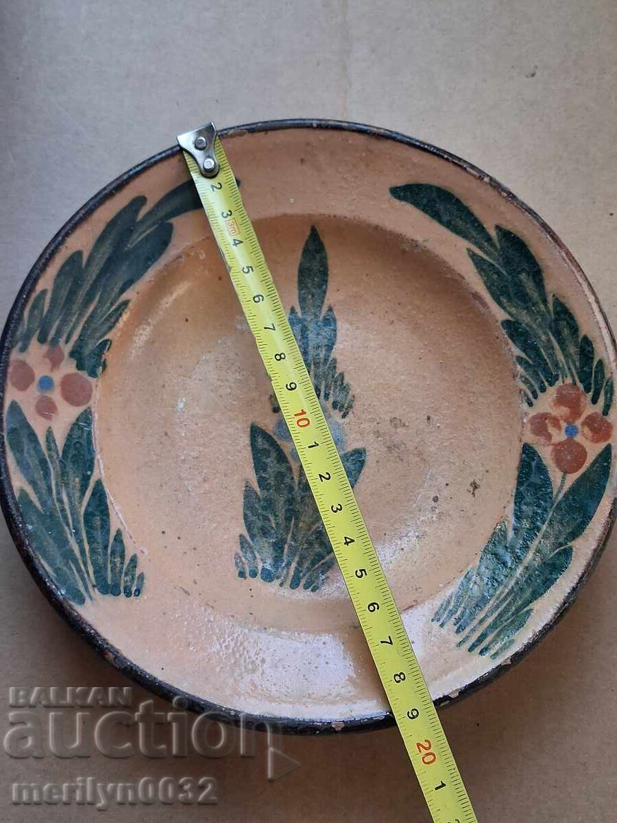 Old clay pot, pottery, plate - 7