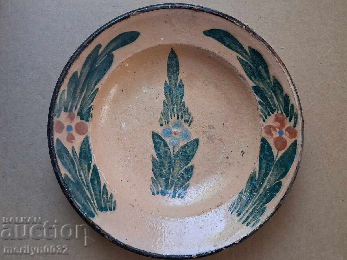 Old clay pot, pottery, plate