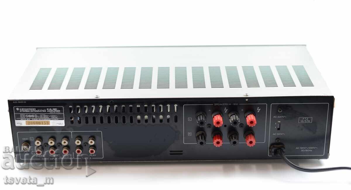 Аукцион Винтидж стерео усилвател Kenwood KA-30