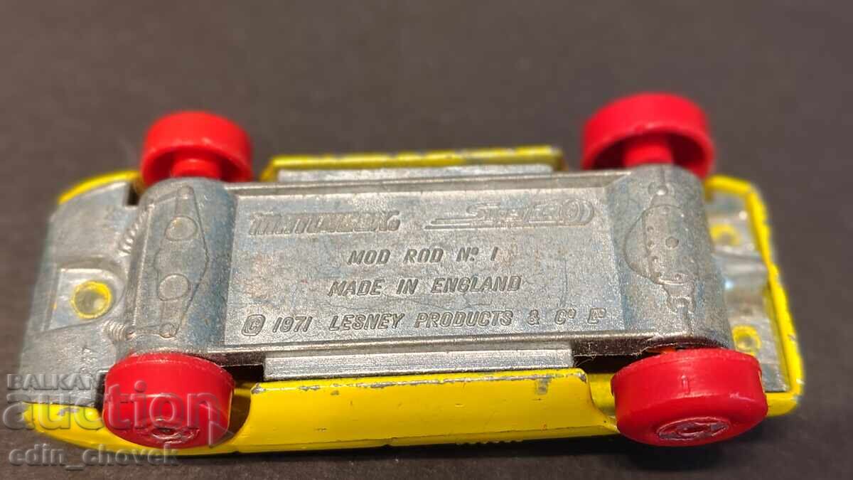 Matchbox Lesney England №1 Mod Rod 1971 κόκκινες ρόδες - 6