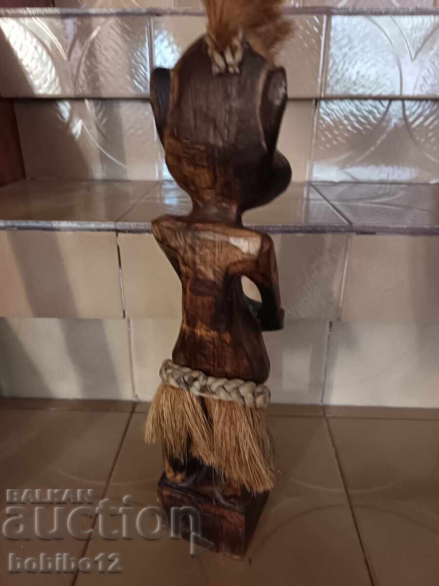 African figure - figurine - wood - 6