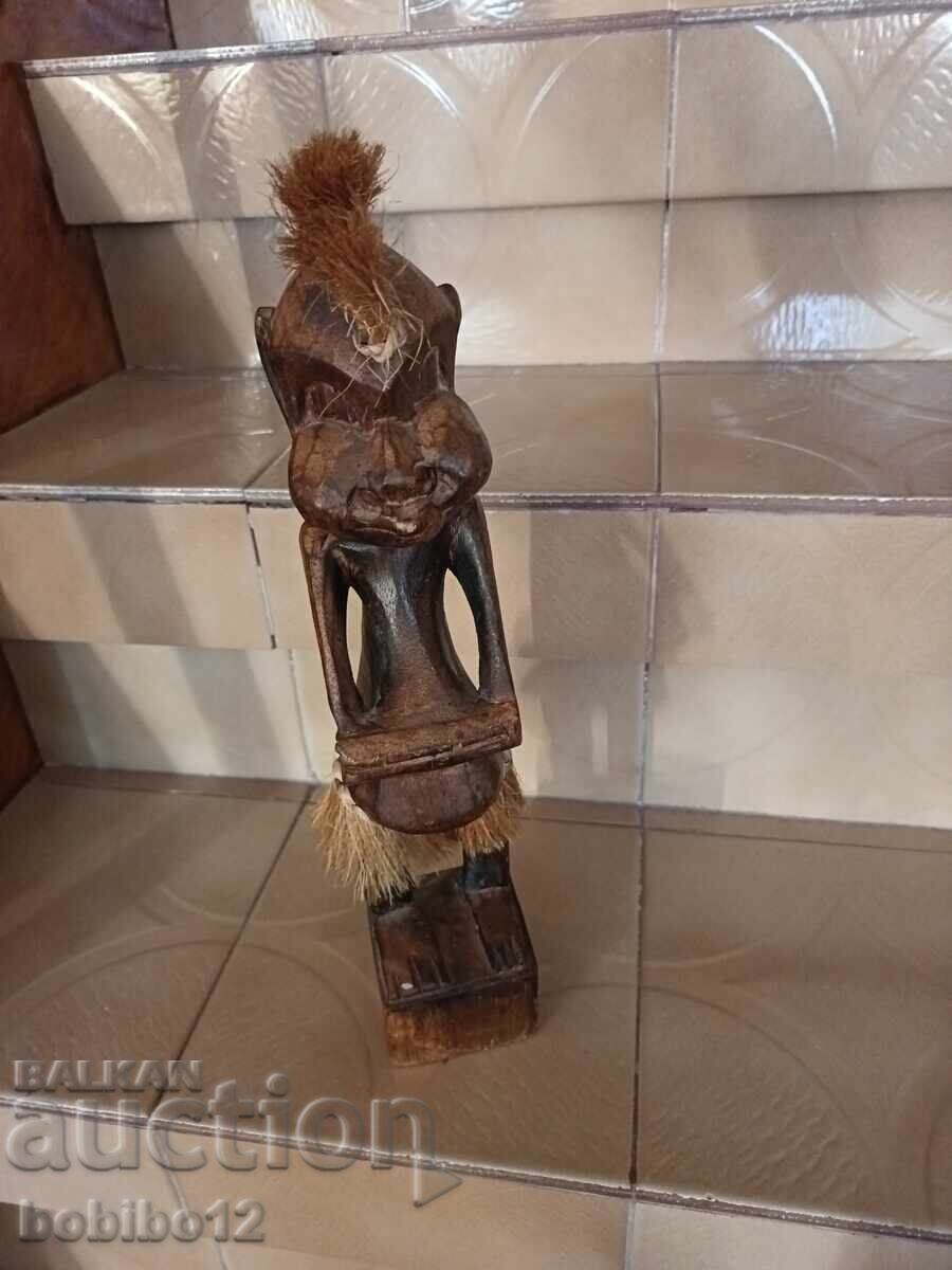 African figure - figurine - wood - 7