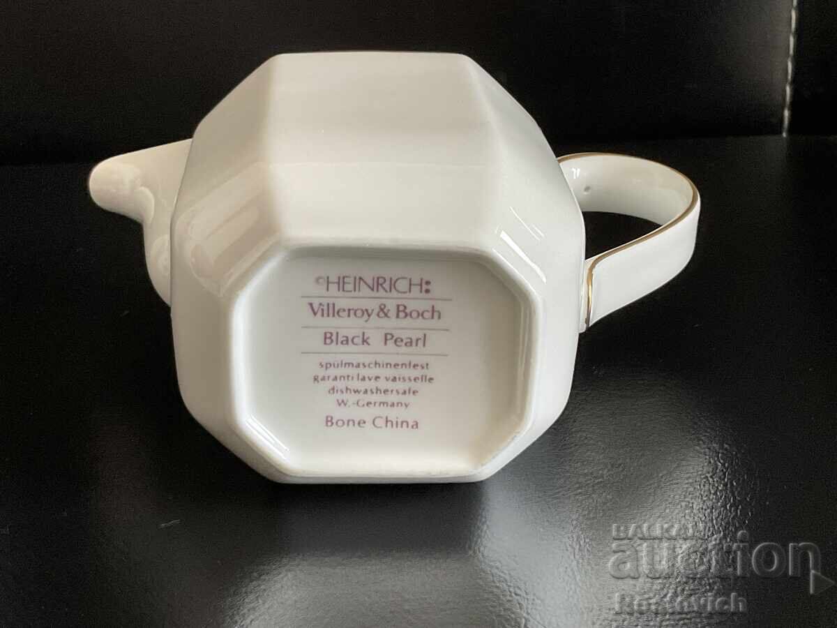Кана за мляко Villeroy & Boch Black Pearl, Германия. - 6