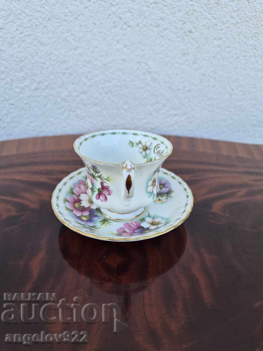 English porcelain teacup ROYAL ALBERT month of October - 5 English porcelain teacup ROYAL ALBERT month of October - 5