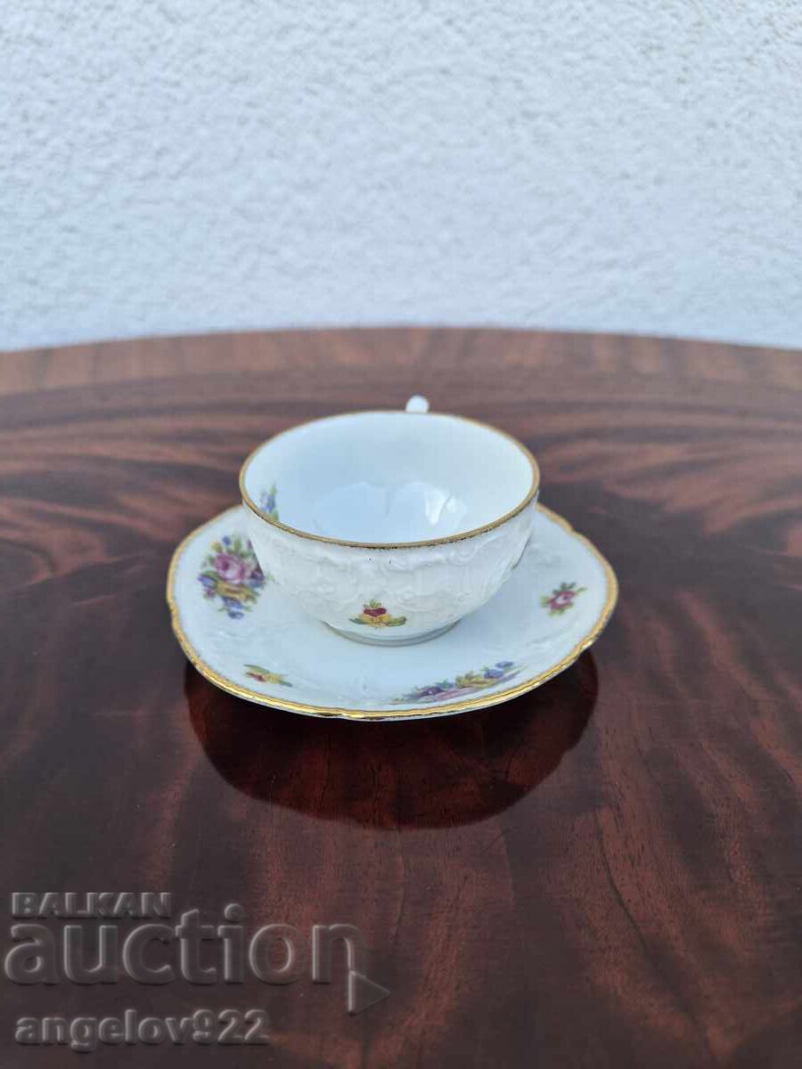 Немска порцеланова чашка за кафе ROSENTHAL SANSSOUCI с цена € 0.01 | 0.02 лв. Немска порцеланова чашка за кафе ROSENTHAL SANSSOUCI с цена € 0.01 | 0.02 лв.