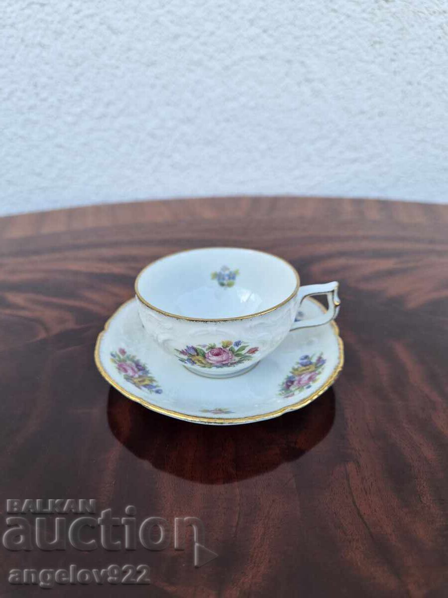 Немска порцеланова чашка за кафе ROSENTHAL SANSSOUCI Немска порцеланова чашка за кафе ROSENTHAL SANSSOUCI