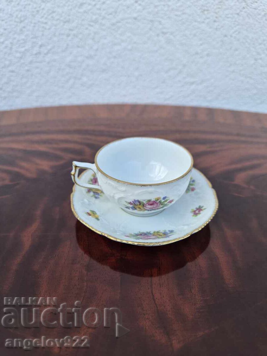 Аукцион Немска порцеланова чашка за кафе ROSENTHAL SANSSOUCI Аукцион Немска порцеланова чашка за кафе ROSENTHAL SANSSOUCI