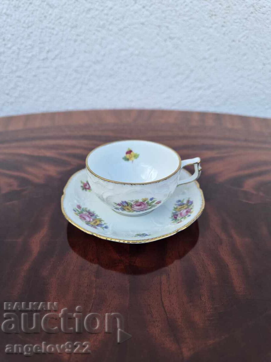 Немска порцеланова чашка за кафе ROSENTHAL SANSSOUCI Немска порцеланова чашка за кафе ROSENTHAL SANSSOUCI
