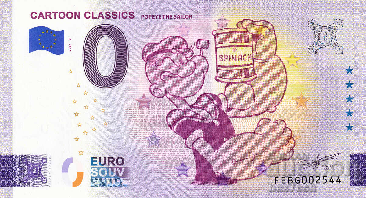 ❤️ ⭐ Malta 2024 0 euro Cartoon classics UNC nouă ⭐ ❤️ cu preț € 5.99 | 11.72 BGN