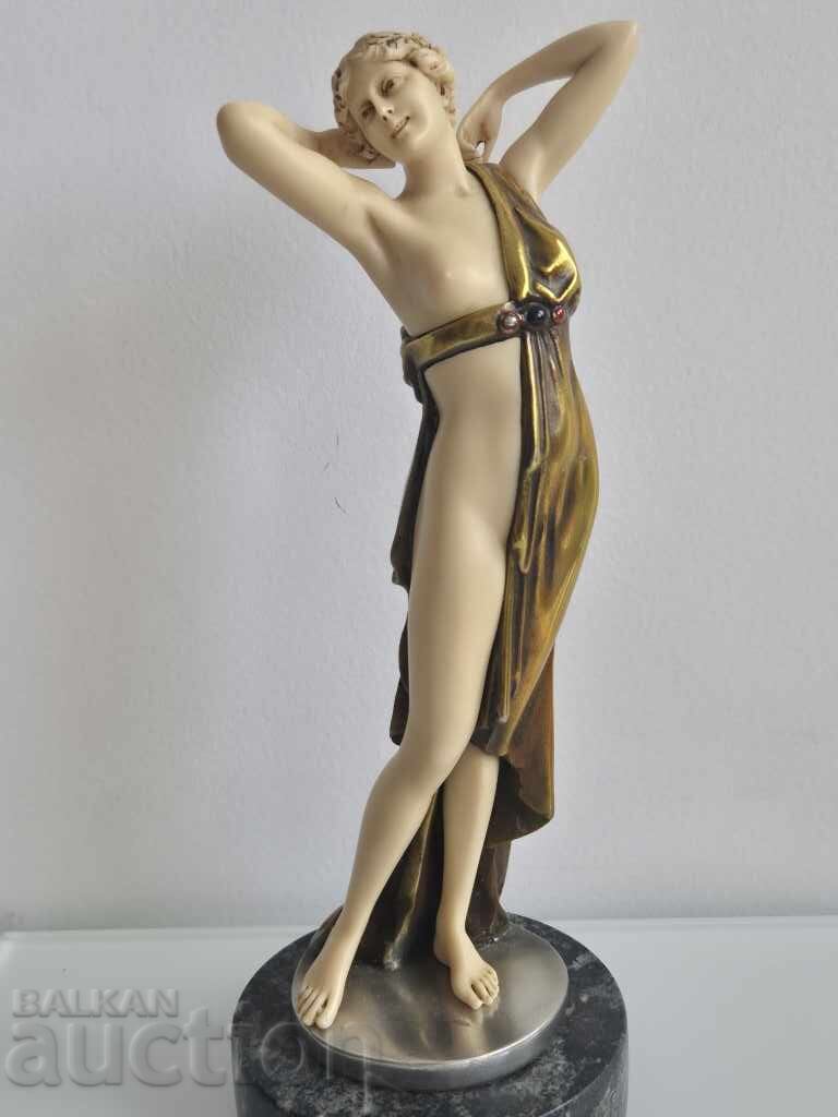 Ferdinand Preiss 1882–1943 statuetă Afrodita în stil Art Deco - 6 Ferdinand Preiss 1882–1943 statuetă Afrodita în stil Art Deco - 6