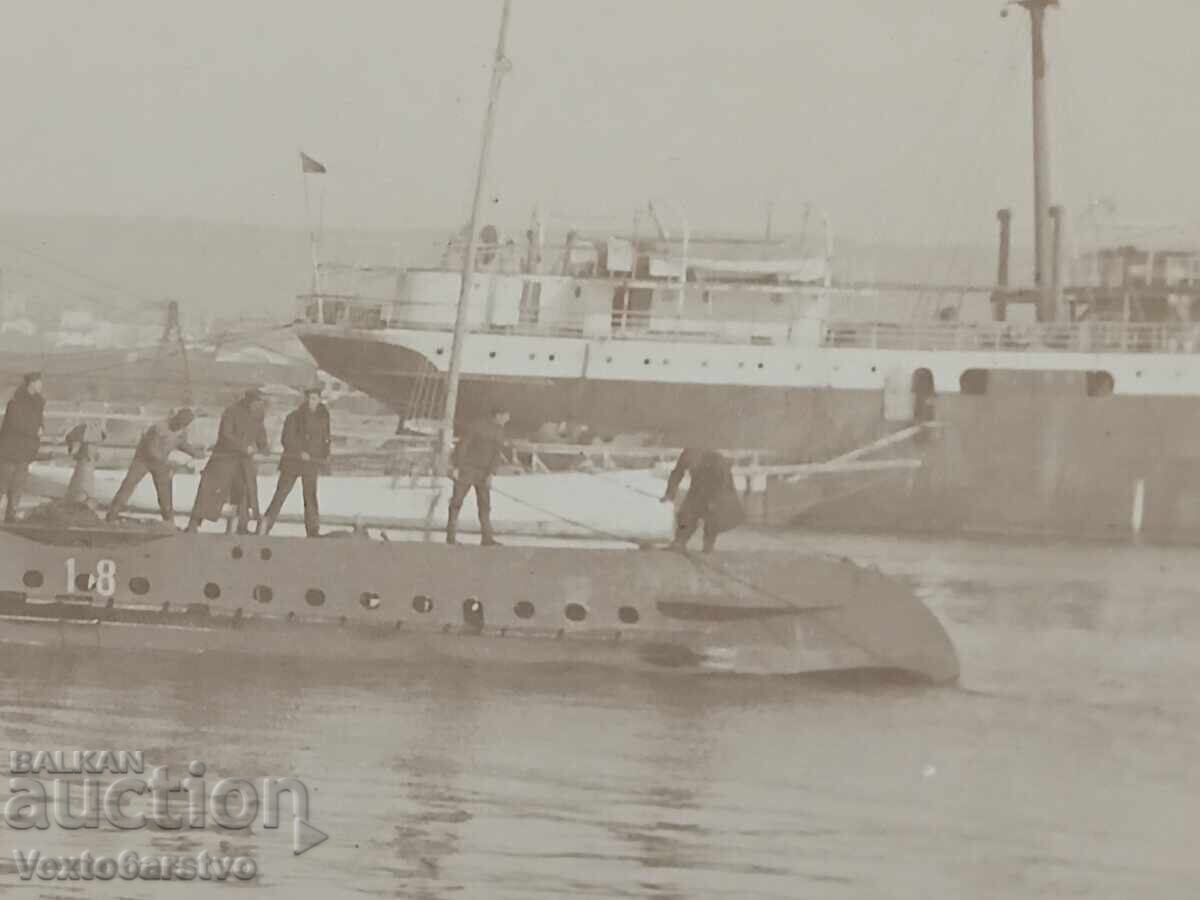 Delivery of Photograph-SUBMARINER 18-THE FIRST BULGARIAN SUBMARINE-1918