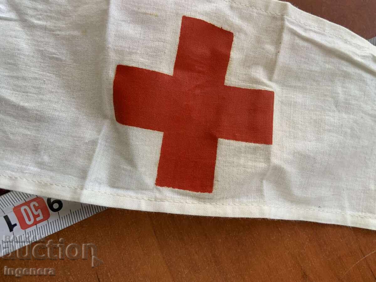Licitație BANDĂ DE MARCAJ CRUCEA ROȘIE DIN PÂNZĂ VECHE Licitație BANDĂ DE MARCAJ CRUCEA ROȘIE DIN PÂNZĂ VECHE