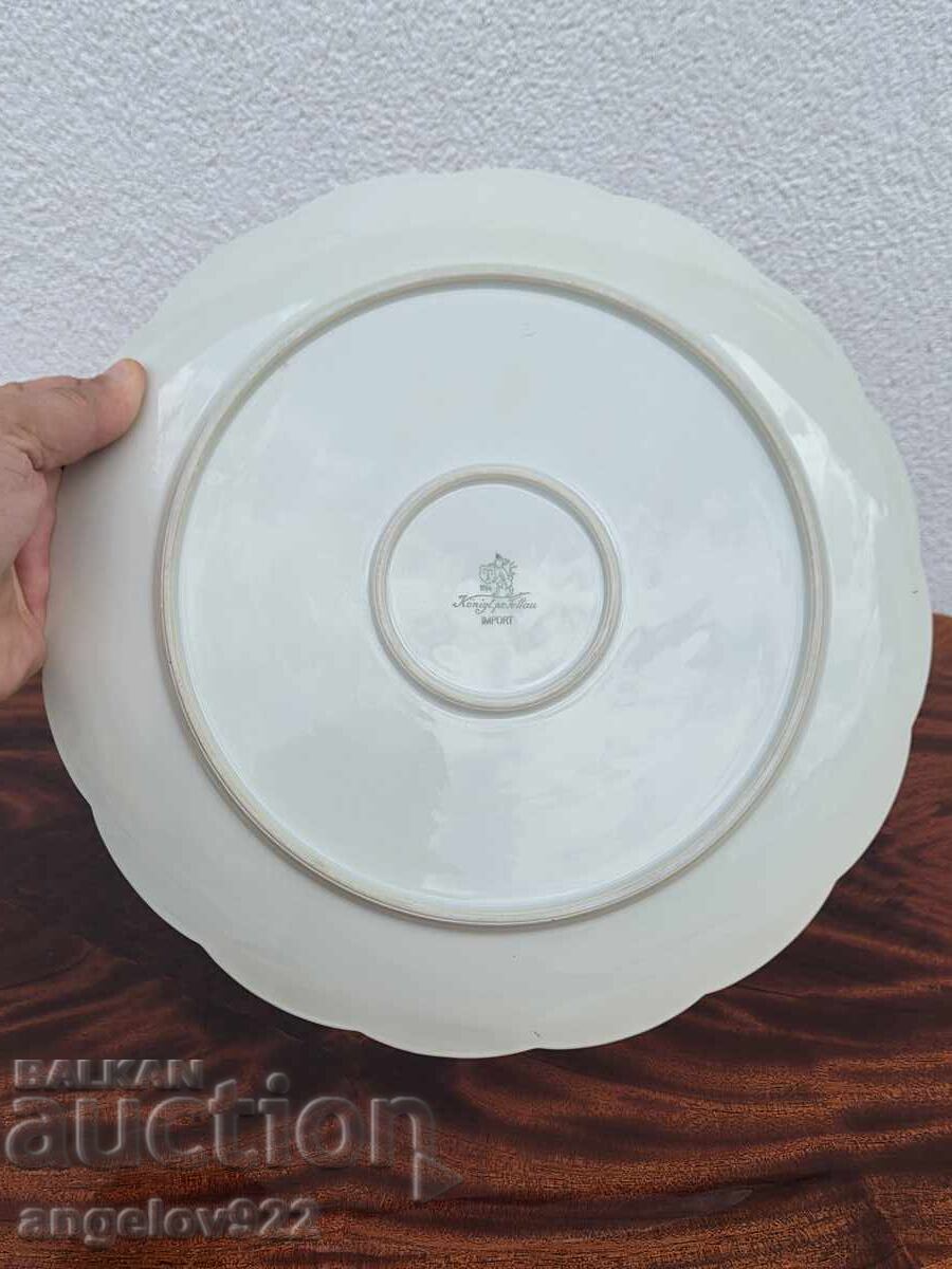 German porcelain platter Konigl.pr.Tettau - 5 German porcelain platter Konigl.pr.Tettau - 5