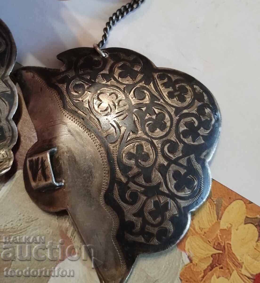 Αυτοκρατορική Ρωσία 84 ασημένια παφτιά με νιέλο - 7