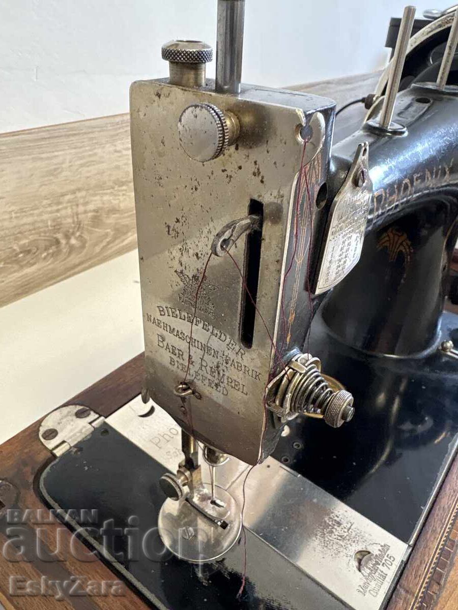 Auction  German antique sewing machine, Phoenix brand