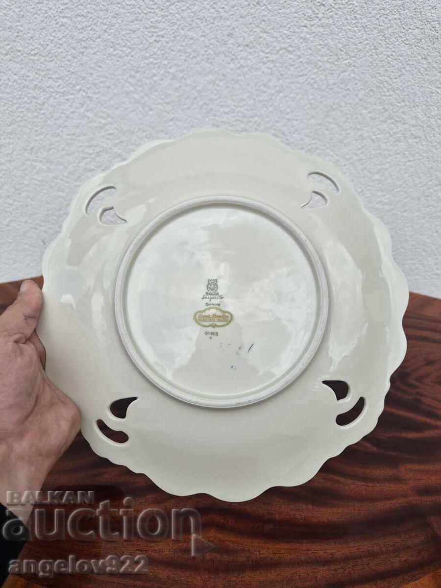 Bavarian porcelain platter with markings!!! - 5