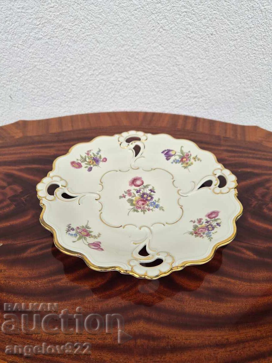 Bavarian porcelain platter with markings!!!
