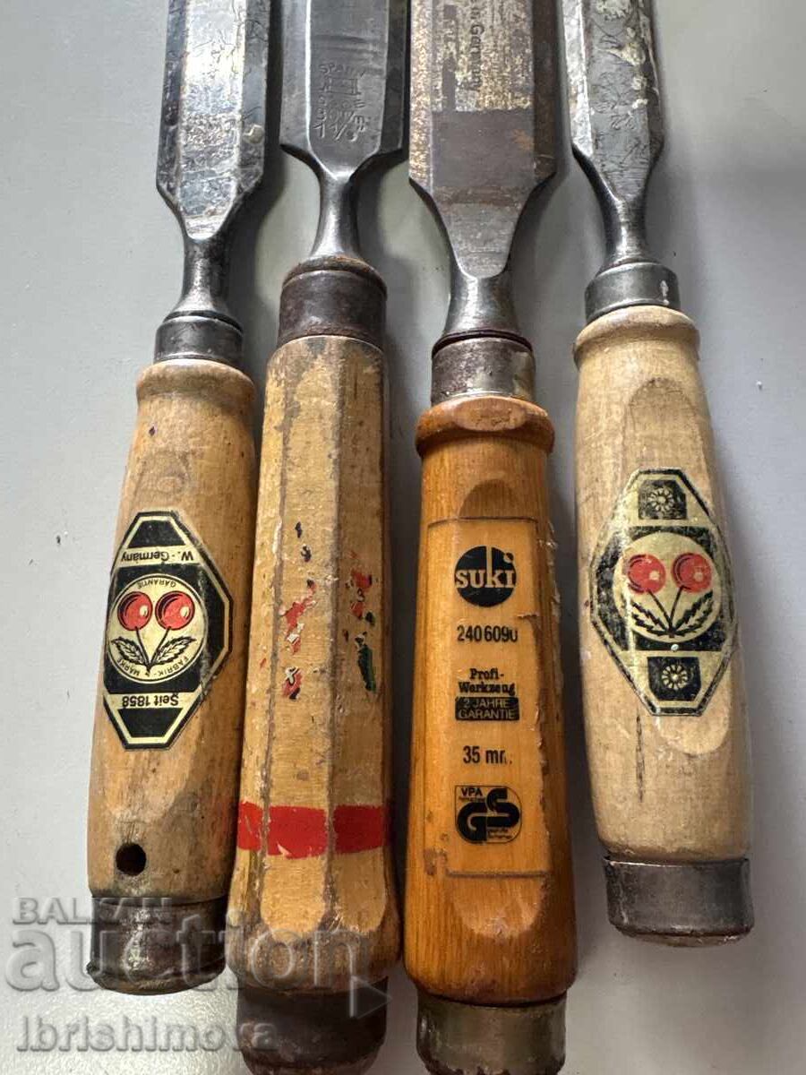 Παράδοση vintage σμίλες ξυλουργικής