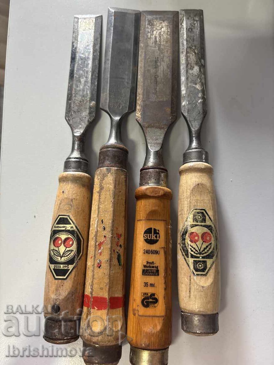 vintage σμίλες ξυλουργικής