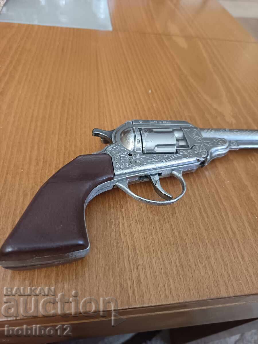 Παλιό μεταλλικό πιστόλι με καψούλια, Ισπανία - 6