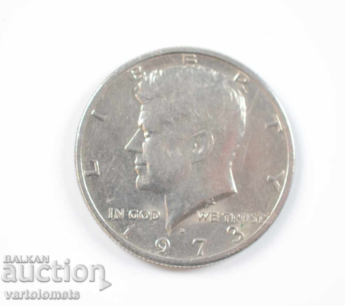½ dolar 1973 - SUA Kennedy Half dollar cu preț € 3.00 | 5.87 BGN
