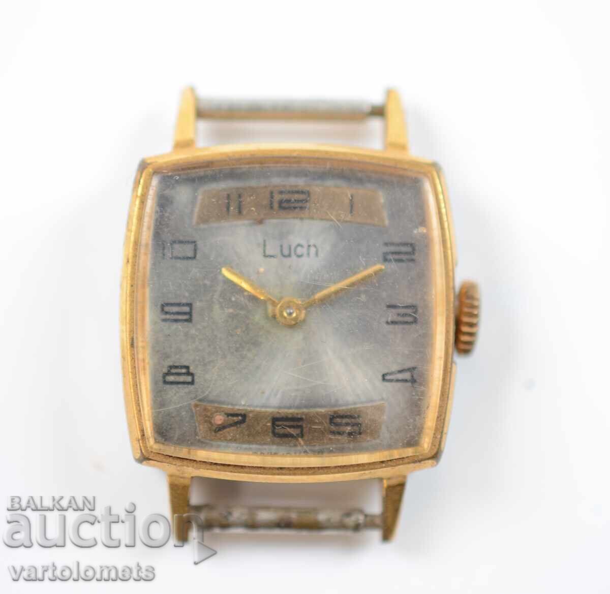 Women's RAY USSR watch with gold plating 10 Mk - not working