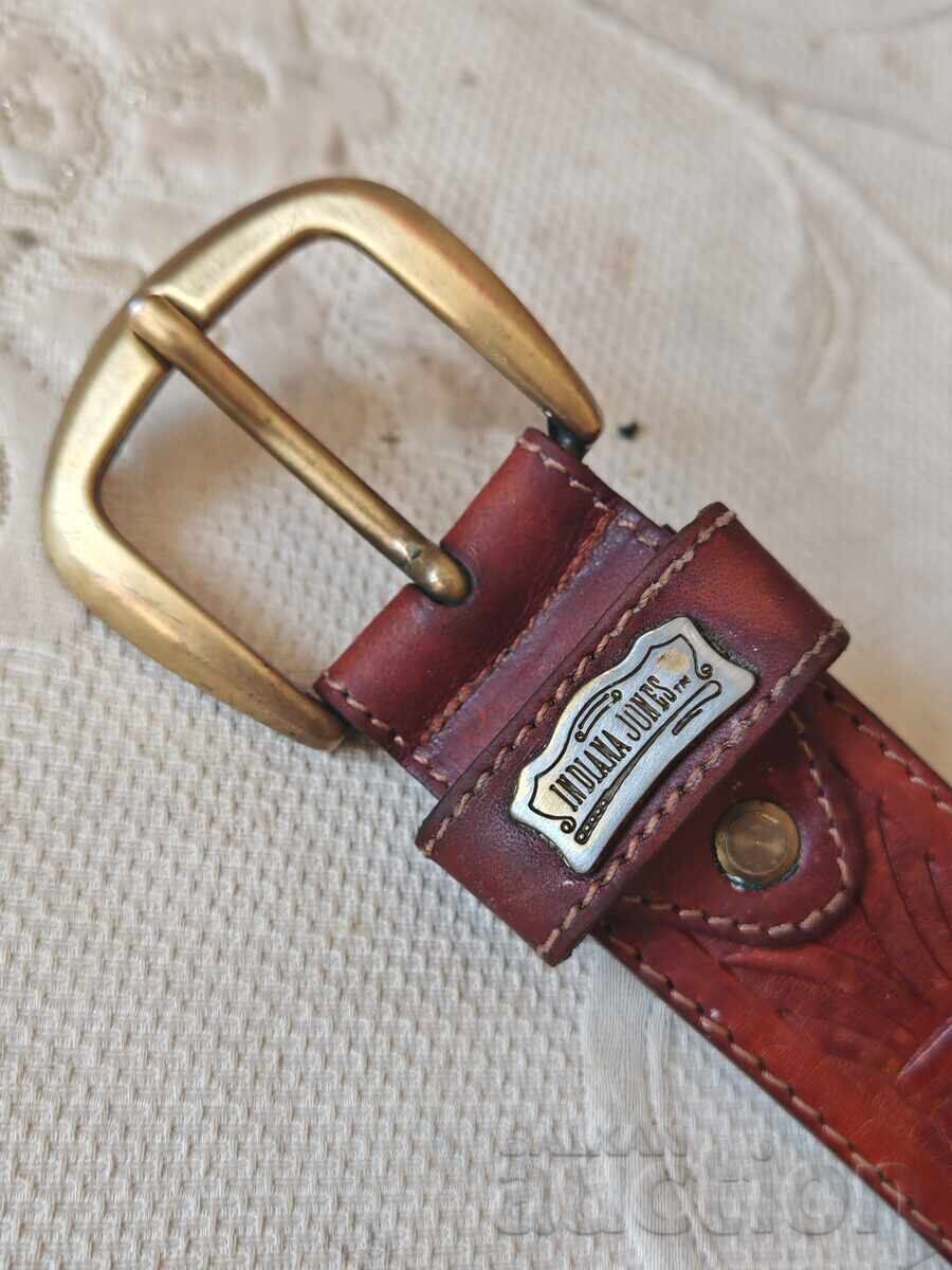 Original Italian VINTAGE Leather Belt INDIANA JONES Original Italian VINTAGE Leather Belt INDIANA JONES