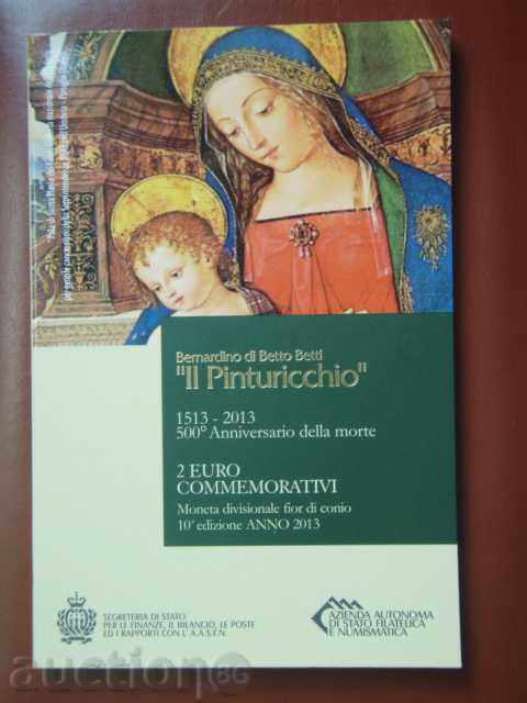 2 Euro 2013 San Marino "Il Pituricchio" San Marino (2 ευρώ) - 5